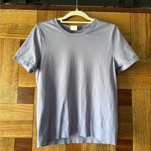 Athleta | In Motion Seamless Tee Lavender Purple Gray